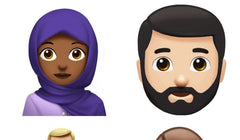 Apple's New Εmojis Include Hijab Woman and Man with Beard